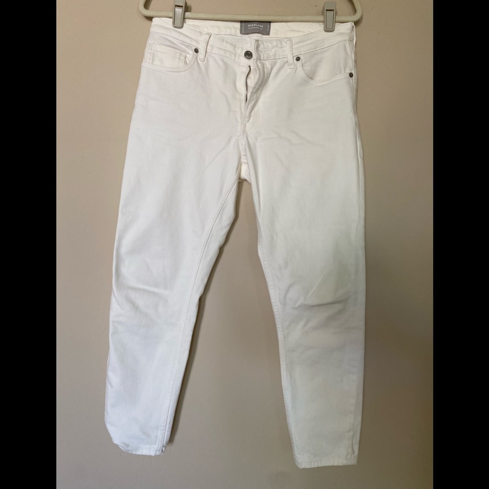 Everlane The Mid Rise Skinny Jean Bone Color